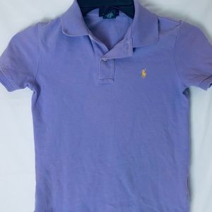 Purple tinted Ralph Lauren polo